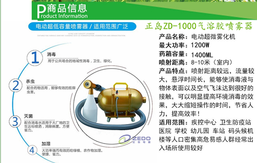 電動超低容量噴霧器