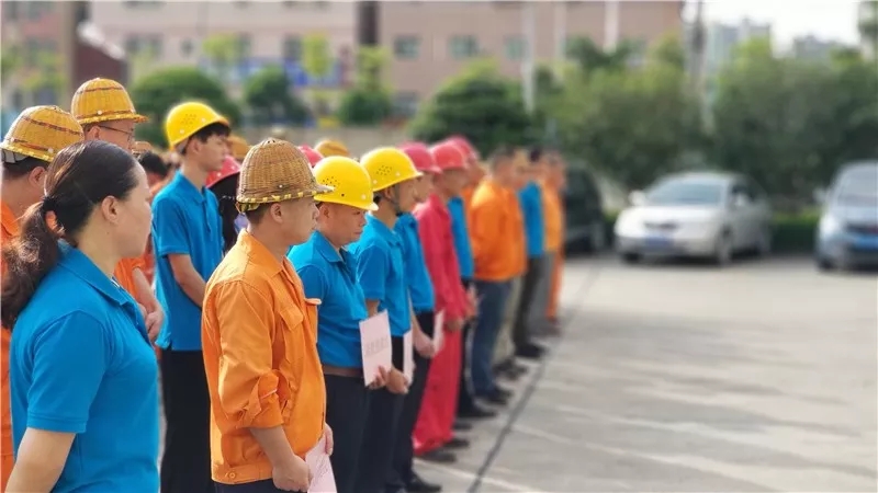 廣東隆玻科技集團舉行消防應急疏散及滅火演練