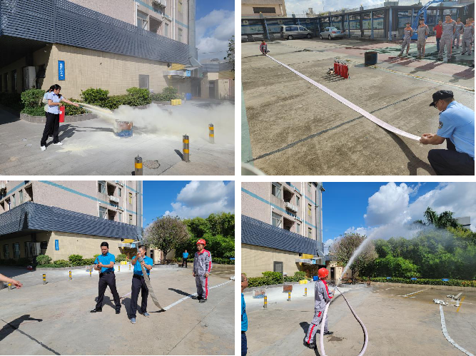 廣東隆玻科技集團開展消防安全應急演練